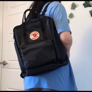 Fjallraven Kanken black backpack